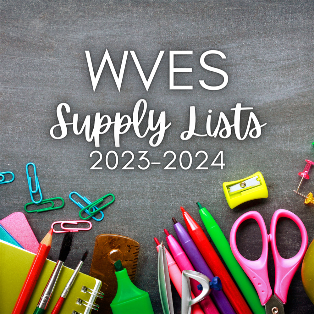  WVES Supply Lists